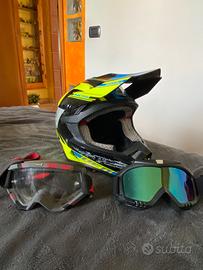 Casco motard taglia S