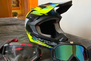 Casco motard taglia S