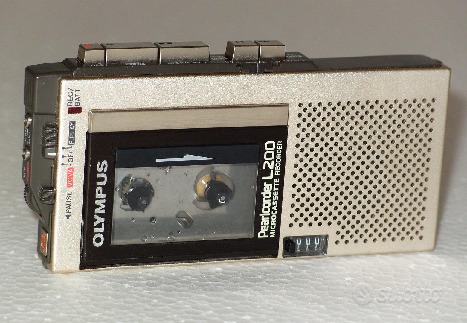 Olympus Pearlcorder L200 Microcassette Recorder Collezionismo In Vendita A Palermo 8568