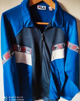 Felpa Zip Giacca Fila Vintage 90s Tracksuit 
