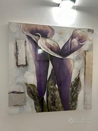 Quadro “Stones”, olio su tela