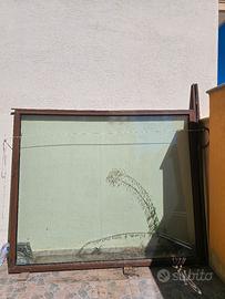 vetrata antisfondamento  con telaio in pvc