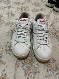 Scarpe diadora uomo bianche e rosse taglia 42