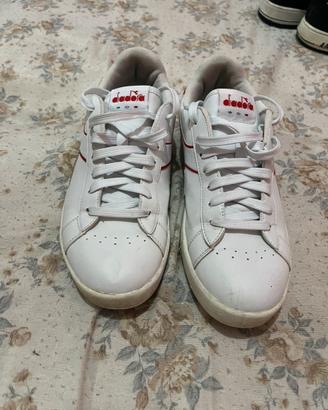 Scarpe diadora uomo bianche e rosse taglia 42