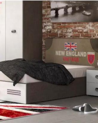 struttura letto una piazza e mezza.