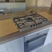 copri fornello in legno 