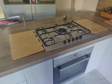 copri fornello in legno 