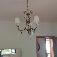 Lampadario con abat jour stile deco`