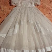 Vestito/abito comunione bambina artigianale