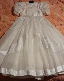 Vestito/abito comunione bambina artigianale