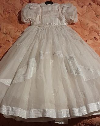 Vestito/abito comunione bambina artigianale