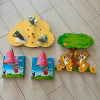 Luci applique e appendiabiti