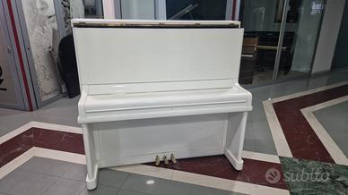 pianoforte verticale bianco 