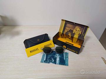 MOSCOT Originali 46 Trasparenti Nuovi Completi