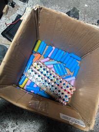 18650 usate recuperate da pacchi batteria