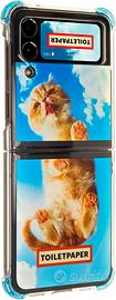 SAMSUNG Cover Toiletpaper per Galaxy Z Flip4, Cat