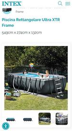 Piscina rettangolare ULTRA XTR FRAME