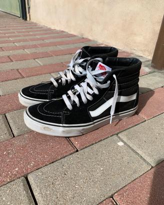 Vans alte taglia 42.5 nere