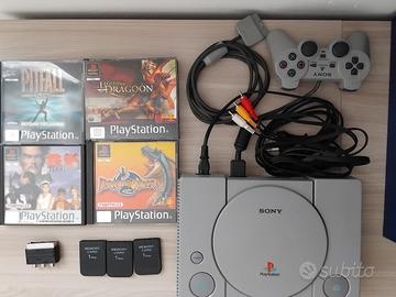 Console Playstation 1 più giochi 