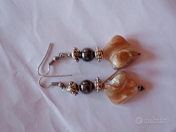 orecchini perle vintage 