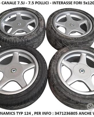 Cerchi In Lega Da 16" Per Bmw Serie 5 E34