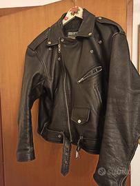 Chiodo. Giaccia di vera pelle. Taglia L