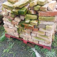 Mattoni antichi fatti a mano del 600