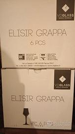 12 bicchieri grappa Elisir