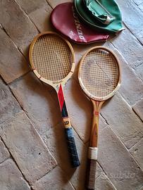 racchette vintage. Wilson e Dunlop