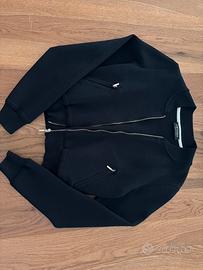 Maglioncino nero twuin set  con zip