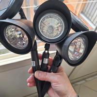 3 LAMPADE SOLARI DA GIARDINO NUOVE