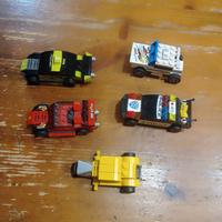 set 5 macchine lego