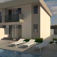 Villa con piscina nuova costruzione parete