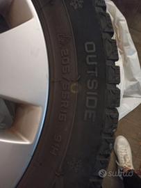 Cerchi e gomme  M+S  Audi A3 
