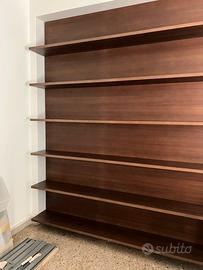 Libreria Parete Attrezzata - Boiserie con Ripiani