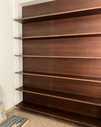 Libreria Parete Attrezzata - Boiserie con Ripiani