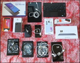 vari smartphone e tablet