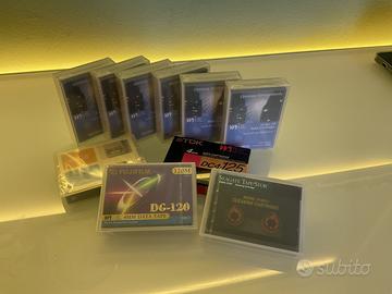 Lotto supporti server vintage DAT/DDS HP, Fuji,TDK