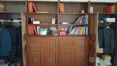 Libreria armadio e letto 