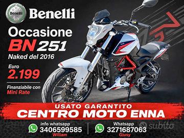 Benelli BN 251 - 2016 Guidabile con Pat. A 2