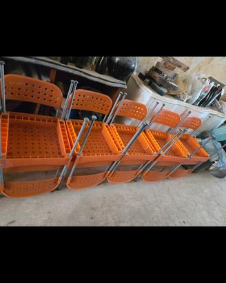 10 sedie BOX Enzo Mari Vintage