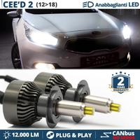 Lampade LED H7 per Kia Cee'd II Fari LENTICOLARI