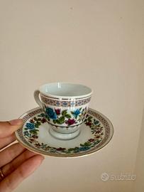 Set 6 tazzine da caffè + piattini