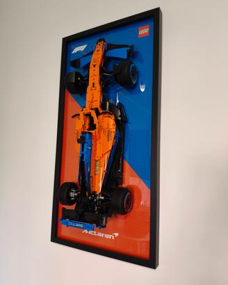Pannello da parete per Lego McLaren F1 42141
