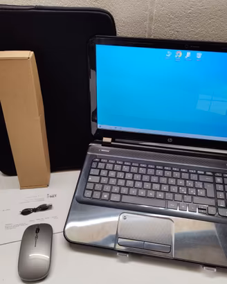 Notebook HP AMD SSD 240GB Ram 8GB HD Borsa Mouse