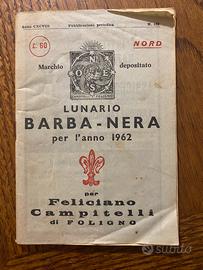 Lunario barbanera 1962