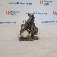 Orologio d'appoggio in antimonio
