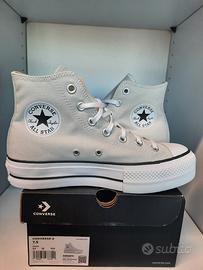 converse all star platform grigia 38