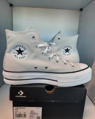 converse all star platform grigia 38