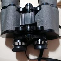 Binocolo con custodia similpelle nera Coated optic